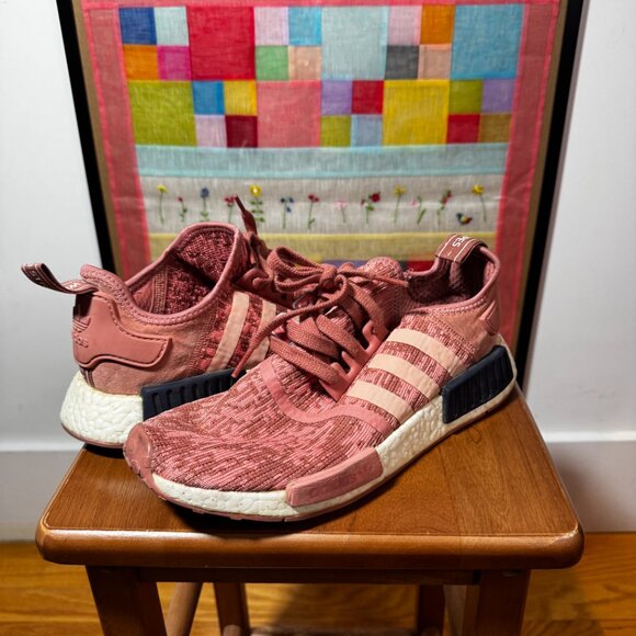 Adidas NMD R1 Primeknit in Raw Pink - Picture 4 of 6
